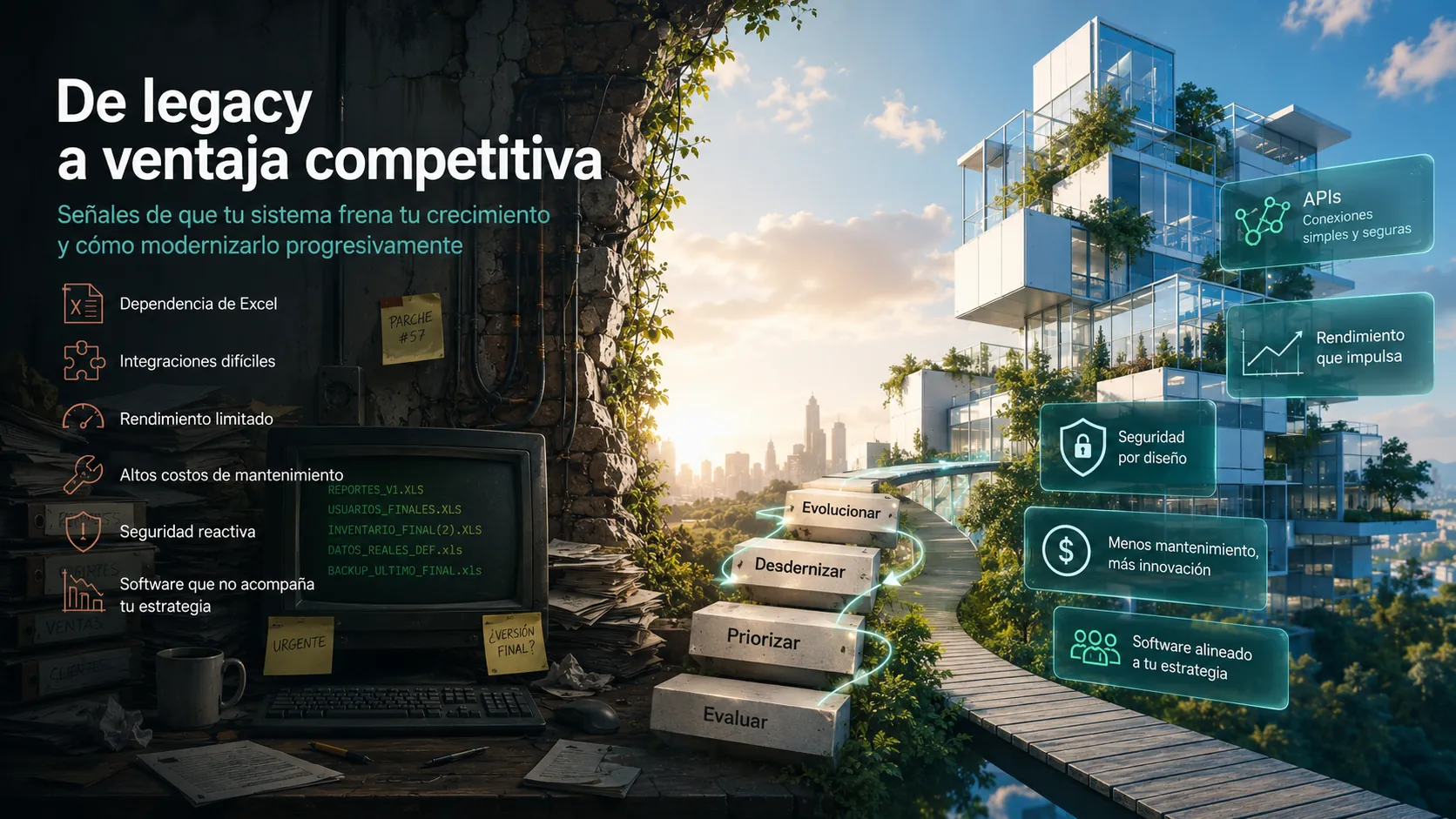 ¿Tu software está frenando el crecimiento de tu empresa? 7 señales de que es momento de modernizarlo